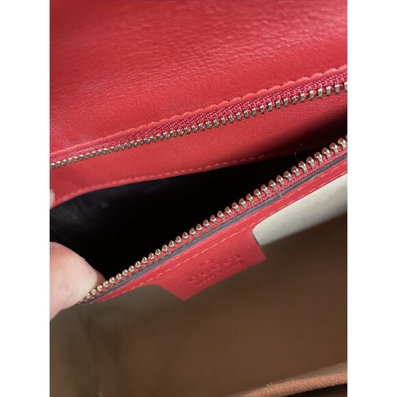 Gucci Red Padlock Shoulder Bag Small - Picture 14 of 16